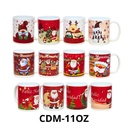 TAZA PORCELANA 11 ONZ NAVIDEÑA