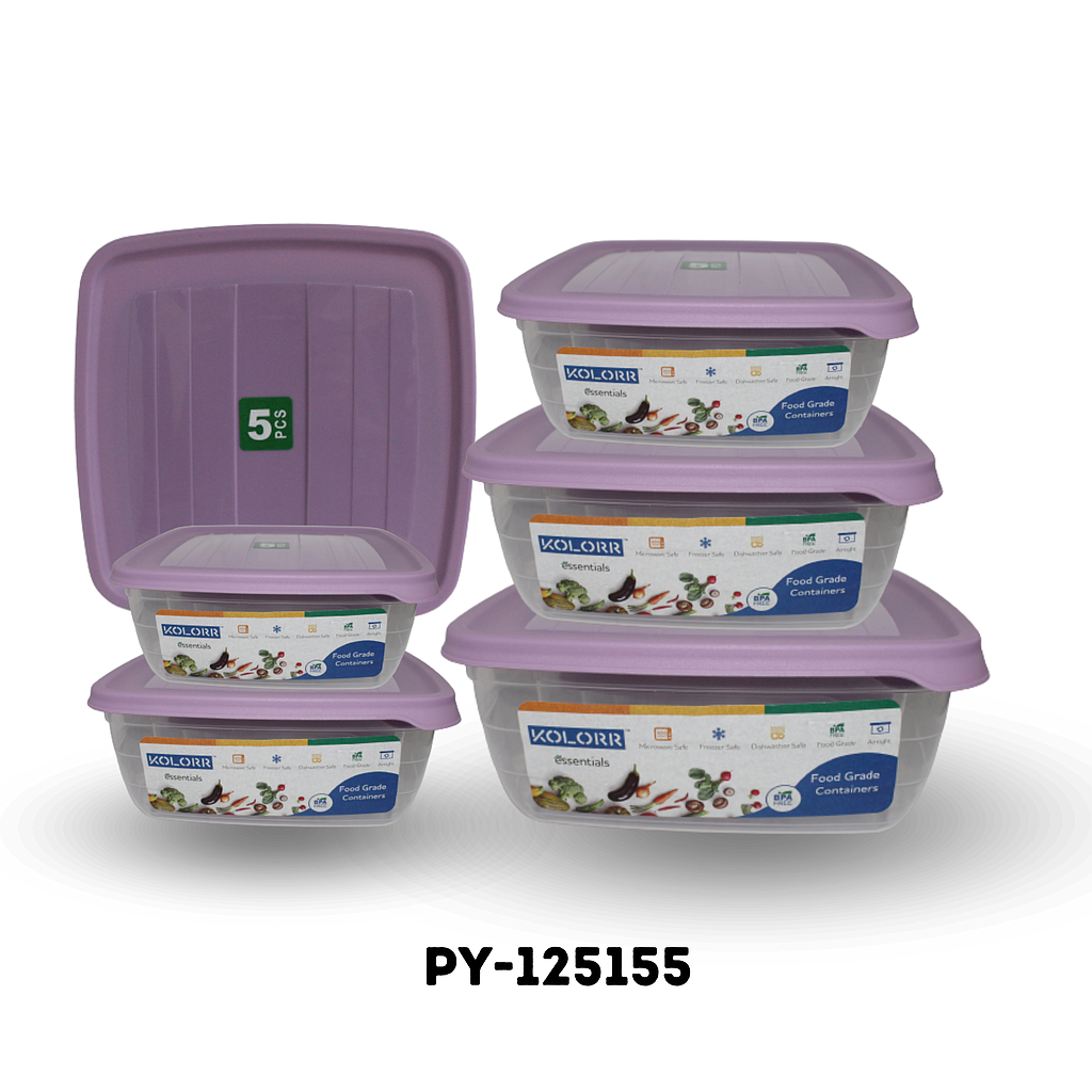 COMIDERA TOPACIO 5 PCS (1 A 5)