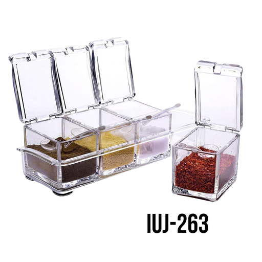 [IUJ-263] DISPENSADOR ACRILICO 4 DIVISIONES