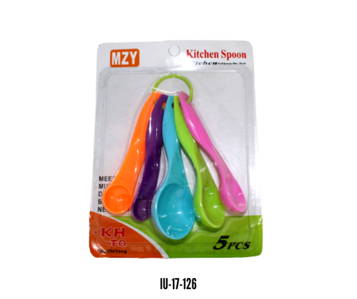 [IU-17-126] SET 5 CUCHARAS MEDIDORAS DE COLOR