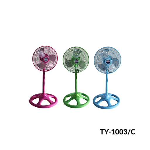 [TY-1003/C] VENTILADOR 10" C/METALICA COLOR
