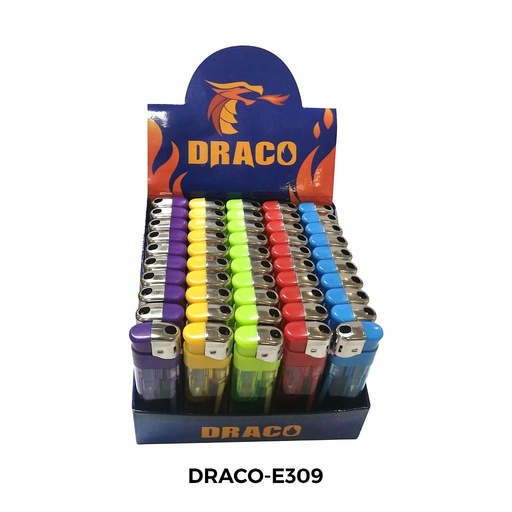 [DRACO-E309] ENCENDEDOR DRACO COLOR (20BOX)