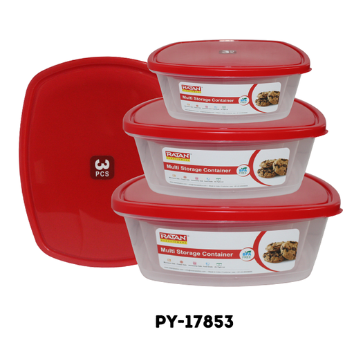 [PY-17853] CONTENEDOR RECTANGULAR  3PCS 